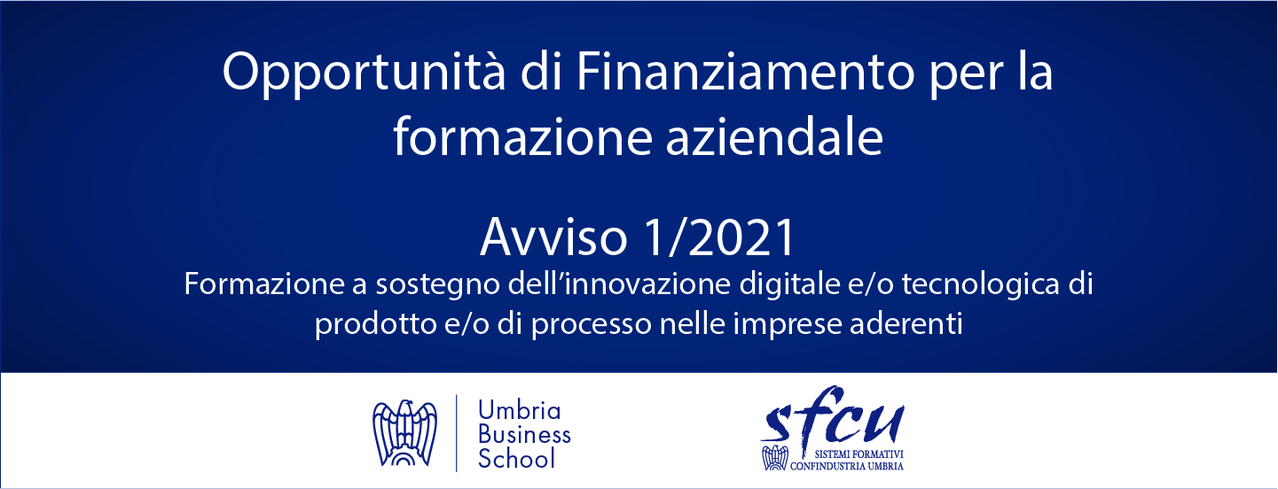 Umbria Business School – Opportunità di finanziamento per le aziende aderenti a Fondimpresa
