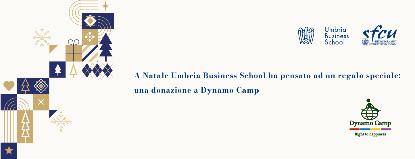 A Natale Umbria Business School ha pensato ad un regalo speciale: una donazione a Dynamo Camp.