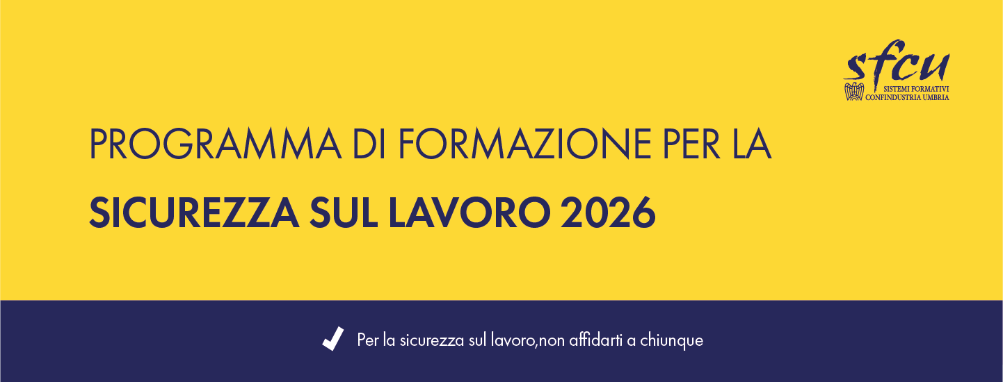 Pubblicato il calendario dei corsi sulla sicurezza – I semestre 2026