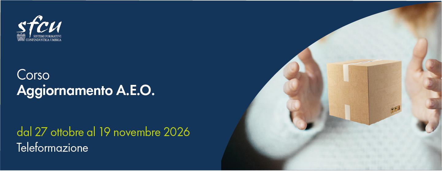 Corso di aggiornamento A.E.O. 2026 in teleformazione, iscrizioni aperte