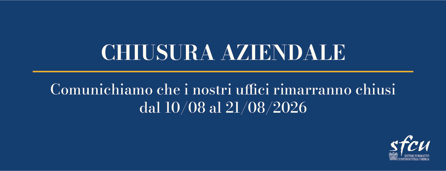 Chiusura estiva uffici: 10 al 21 agosto 2026