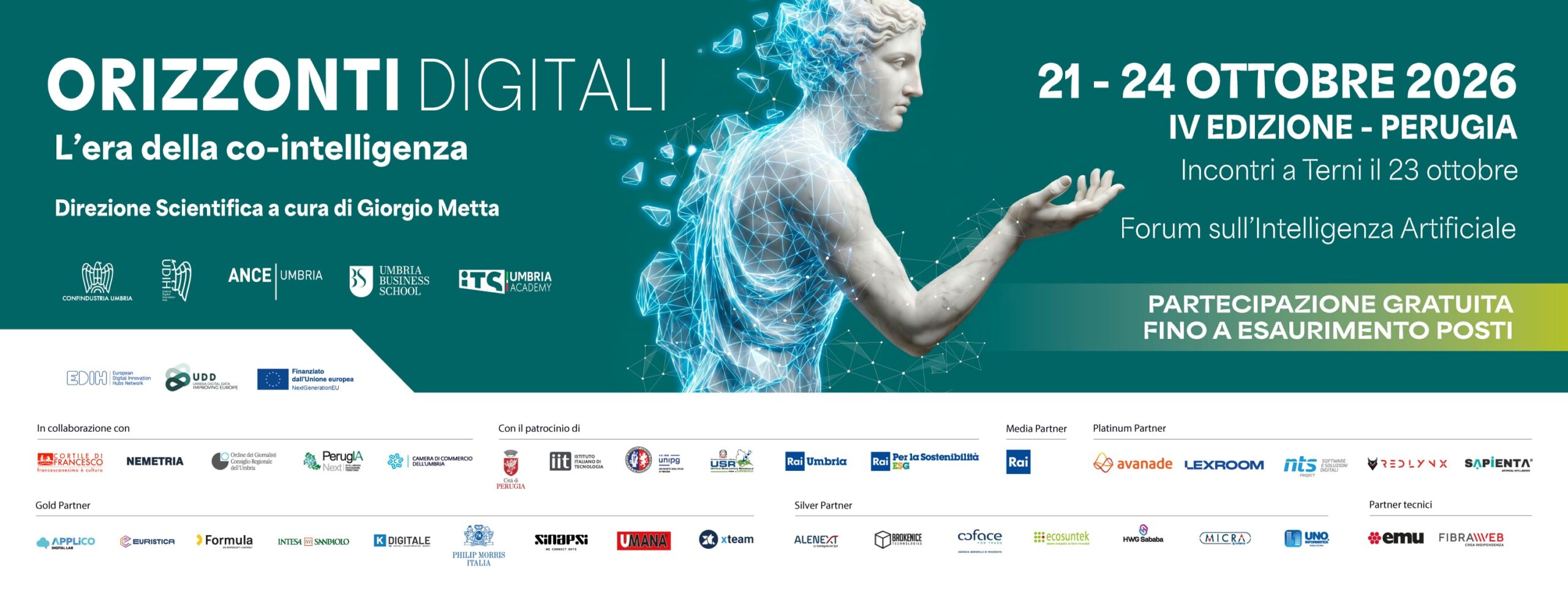 Orizzonti Digitali 2026: due appuntamenti su AI, formazione manageriale e leadership